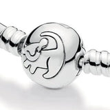 Mouse Ball Castle Clasp 925 Silver Bracelet Bead Charm