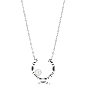 925 Silver Bead Charm Necklace Jewelry