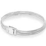 925 Silver Snake Chain Bangle Bracelet Women Women