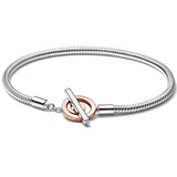 925 Silver Snake Chain Bracelet Bangle