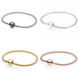 925 Silver Snake Chain Bangle for Women