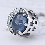 Moon & Night Sky Rainbow Charm Beads for 925 Silver Bracelet DIY Jewelry