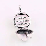 Moon & Star Sliding Ball Chain Necklace 925 Silver Charm Bracelet DIY Jewelry