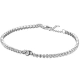 Adjustable Tennis Bracelet Clasp for 925 Sterling Silver Charm Jewelry DIY