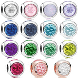 Multicolor Radiant Droplets Sterling Silver Beads Fit Bracelet