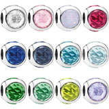 Radiant Droplets Multicolor Crystal Charms 925 Silver Beads