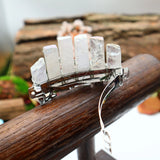 Mystery Retro Raw Crystal Hairpin Wiccan Jewelry Gothic Gift Pagan