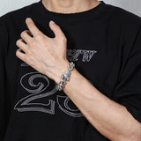 National Tide King Kong Pestle Ring Buckle Tank Bracelet