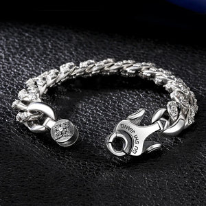 National Tide King Kong Pestle Ring Buckle Tank Bracelet
