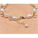 Baroque Pearl Bracelet Dangle Chain for Women Party Jewellery