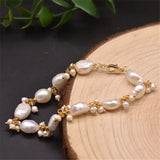 Baroque Pearl Bracelet Dangle Chain for Women Party Jewellery