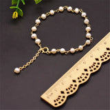 Natural Freshwater Pearl Adjustable Bracelet Bangle for Women