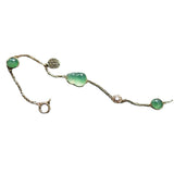 Hetian Ice Seed Chalcedony Gourd Pendant Charm Bracelet