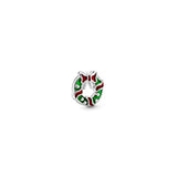925 Silver Small Star Pink Butterfly Christmas Tree Floating Pendant