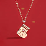 Christmas Necklace Female Creative Niche Rose Clavicle Chain