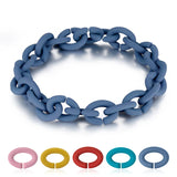 European Hard Rubber X Bracelets Bangle Men/Women Bohemian Jewelry