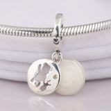 Bear & Rabbit Perfect Pals Pendant Beads Bracelet Charm DIY Jewelry