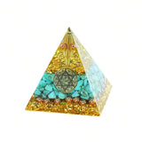 Orgon Pyramid Powerful Orgone Generator Resin Decorative Fengshui Craft