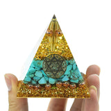 Orgon Pyramid Powerful Orgone Generator Resin Decorative Fengshui Craft