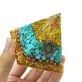 Orgon Pyramid Powerful Orgone Generator Resin Decorative Fengshui Craft