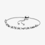 925 Silver Pan Charm Snake Bracelet Chain Adjustable DIY Jewelry