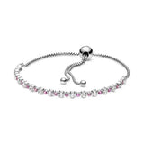 925 Silver Pan Charm Snake Bracelet for Women's DIY Jewelry