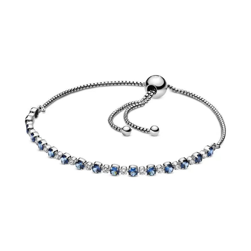 925 Silver Pan Charm Snake Bracelet for Women's DIY Jewelry