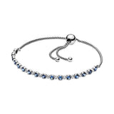 925 Silver Pan Charm Snake Bracelet for Women's DIY Jewelry