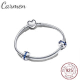 Pando 925 Silver Snake Chain Bracelet for Women