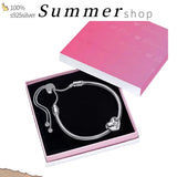 Pando 925 Silver Bracelet Charm Snake Chain for Women
