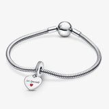Pando 925 Silver Bracelet Charm Snake Chain for Women