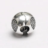 Crystal Heart Clip Lock Stopper Bead for 925 Silver Bracelet