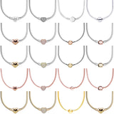 925 Sterling Silver Snake Chain Necklace with Ball Clasp