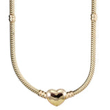 925 Sterling Silver Snake Chain Necklace with Ball Clasp