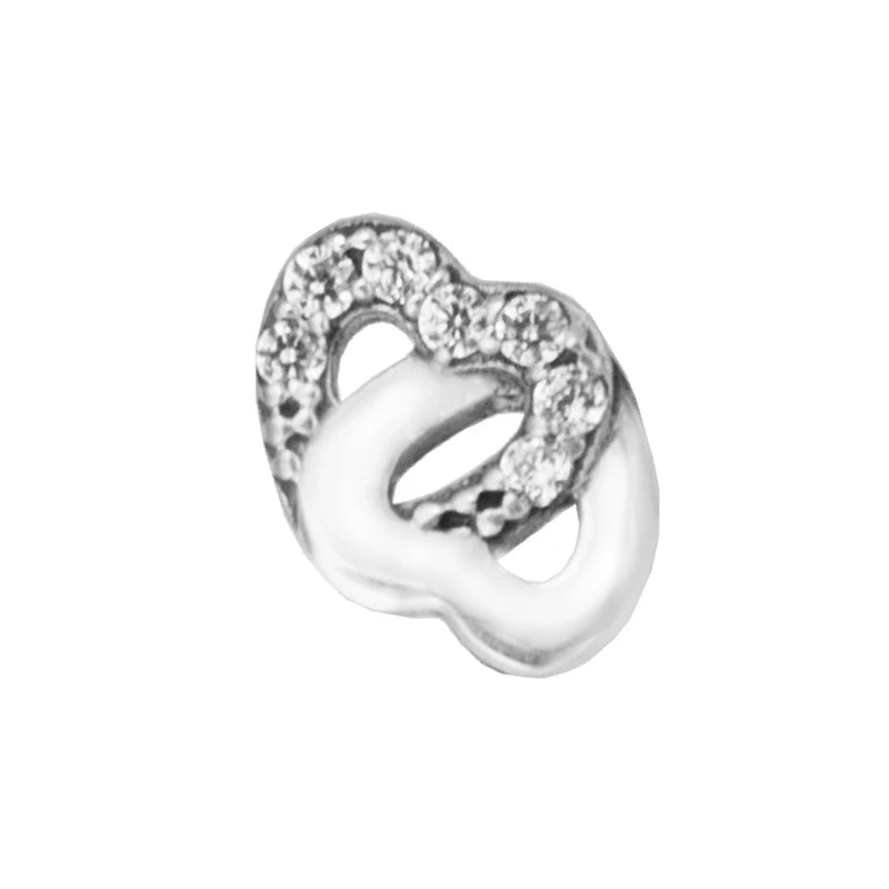 925 Silver Charms for Floating Locket & Rings DIY Gift