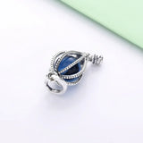 Moonlight Crystal Air Balloon Pendant Beads for 925 Silver Bracelet