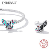 Rabbit Ear Magic Hat 925 Silver Bracelet Bead & Clock Charm for DIY Bracelet