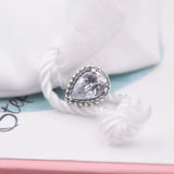 Crystal Bead 925 Silver Charm Bracelet Bangle DIY Jewelry