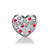 925 Silver Dentist Nurse Heart Pendant for Bracelet Necklace DIY Jewelry