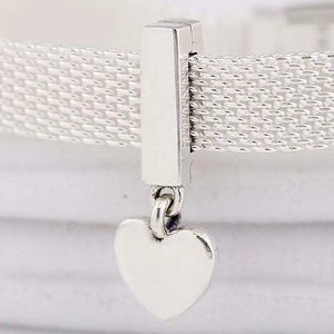 Reflexions Floating Heart Clip Pendant Beads for 925 Silver Bracelet