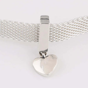Reflexions Floating Heart Clip Pendant Beads for 925 Silver Bracelet
