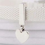 Reflexions Floating Heart Clip Pendant Beads for 925 Silver Bracelet