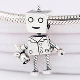 Rob Bot Charm for 925 Silver Bracelet