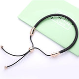 Rose Leather Bracelet Bangle for Charm Bracelet DIY Jewelry