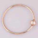 925 Sterling Silver Rose Clasp Clip for Bracelet Bangle Charm