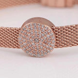 Rose Reflexions Dazzling Elegance Clip Beads Fit 925 Sterling Silver