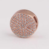 Rose Reflexions Dazzling Elegance Clip Beads Fit 925 Sterling Silver