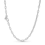 Rose Signature Link Chain Necklace 925 Sterling Silver