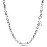 925 Sterling Silver Cable Chain Necklace for DIY Bracelet