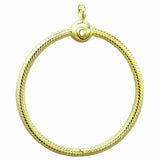 Rose & Silver Moments O Necklace Pendant 925 Sterling Silver Charm Jewelry